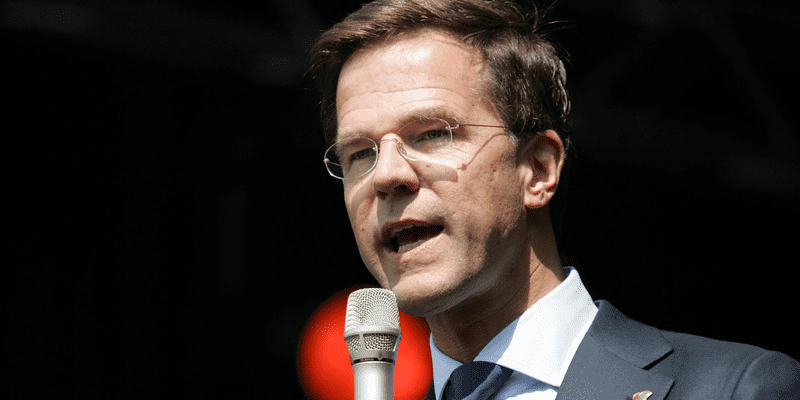 Rutte aan het woord